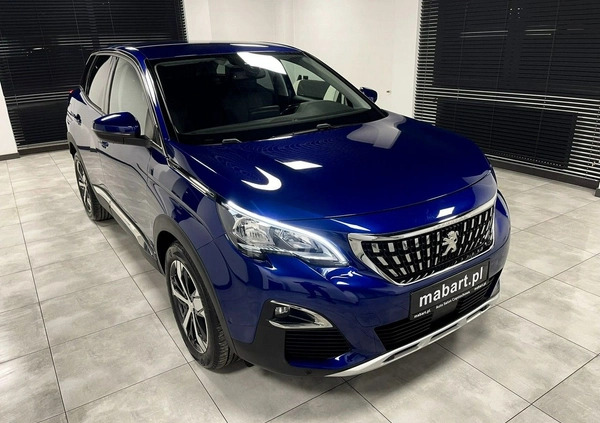 Peugeot 3008 cena 93000 przebieg: 116000, rok produkcji 2019 z Jasień małe 781